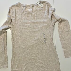 NWT- Old Navy Cream/Ivory color Long Sleeve Top